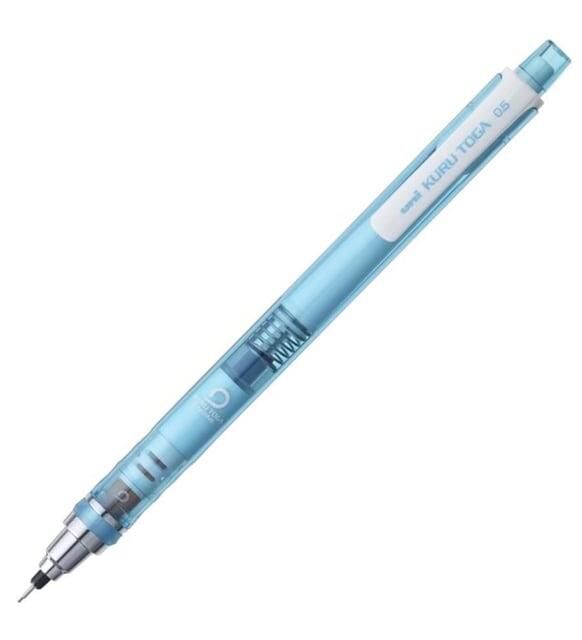 Uniball Kuru Toga T 0.5 Versatil Kalem Mavi M5-450t
