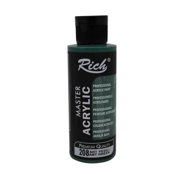 Rich Master Akrilik Boya 120 Cc Art Yeşili Akr-120-208