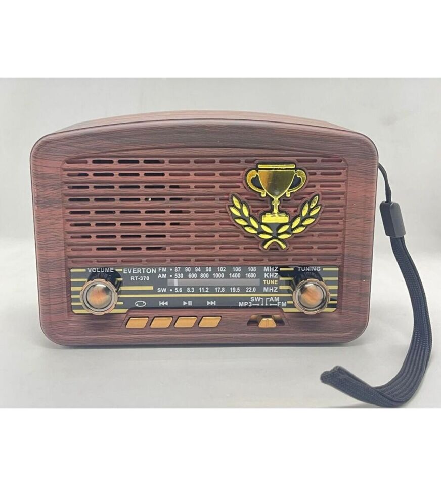 Everton Rt-370 Bluetooth Usb-sd-fm Nostaljik Radyo Şarjlı