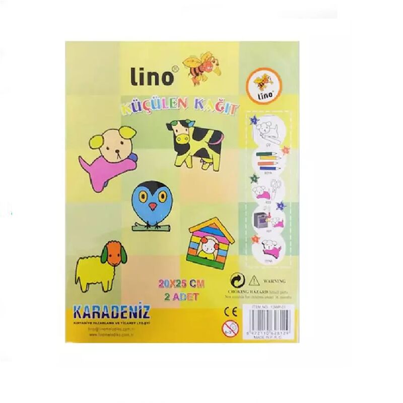 Lino Küçülen Kağıt 20x25 Cm 2'li Paket Ln-13wp-01