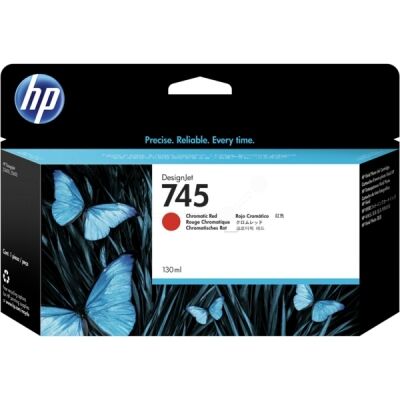 Hp 745 Chromatic Red Kromatik Kırmızı 130ml Plotter Kartuşu F9k00a