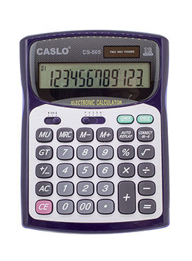 Csl Cs-505 12 Hane Masa Tipi İşlem Kontrollü Su Geçirmez Hesap Makinesi