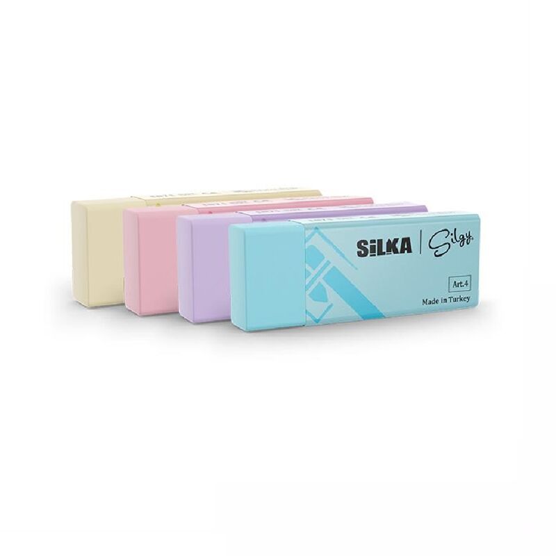 Silka Pastel Silgi - 4 Renk Art.44