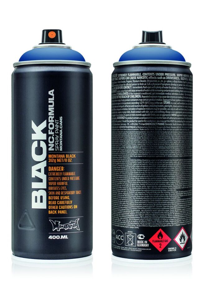 Montana Black Sprey Boya 400ml Ultramarine Blk5080 Lv-mo-264023