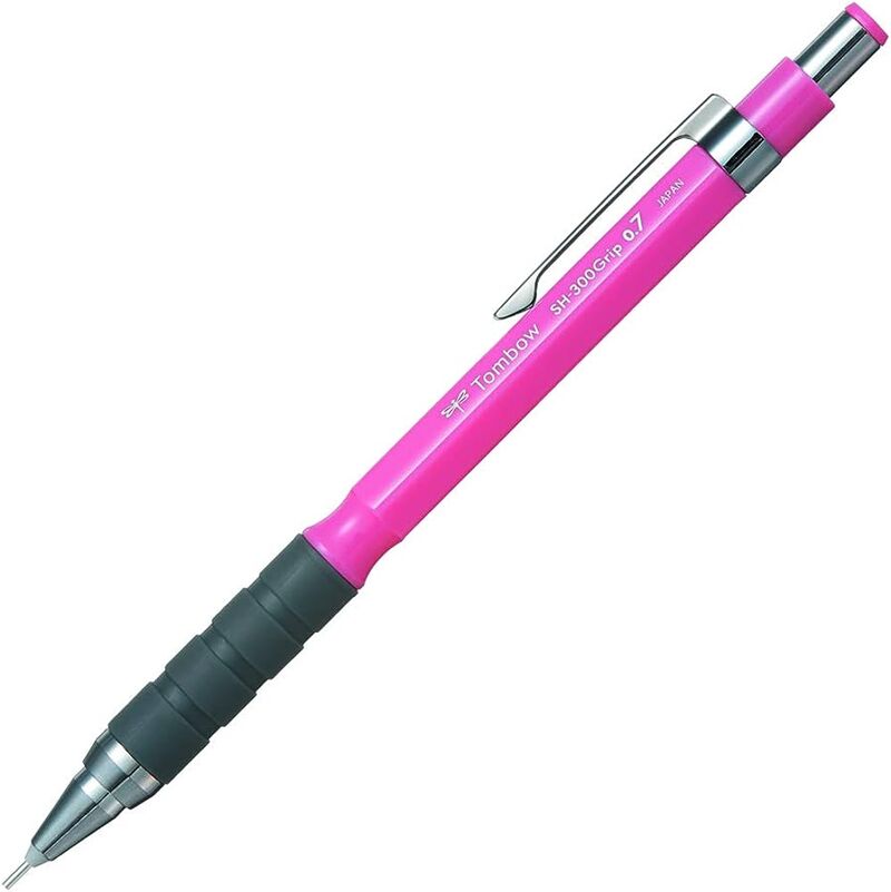 Tombow Sh-300 Grip Versatil Kalem 0,7 Mm Koyu Pembe Lv-t-sh-gr83 R7 Lıv