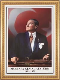 İnter Atatürk Portresi 50x70 Cm Altın Varaklı Int-026