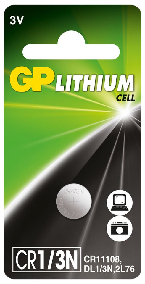 Gp Gpcr1-3n-c1 Cr1-3n 3v Lityum Cell Hafıza Düğme Pil Tekli Paket