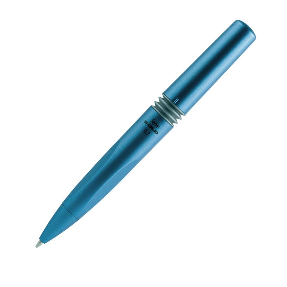 Serve Versatil Kalem 0,7mm Bold Metalik Mavi