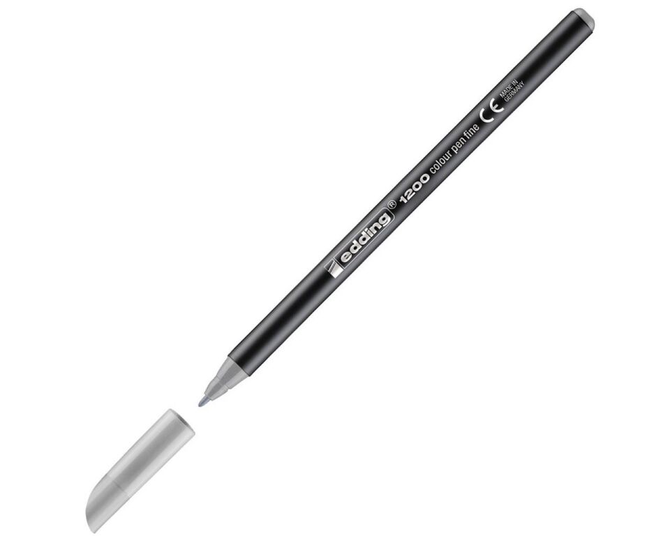 Edding Grafik Kalemi ( E-1200 ) Gümüş Ed120026
