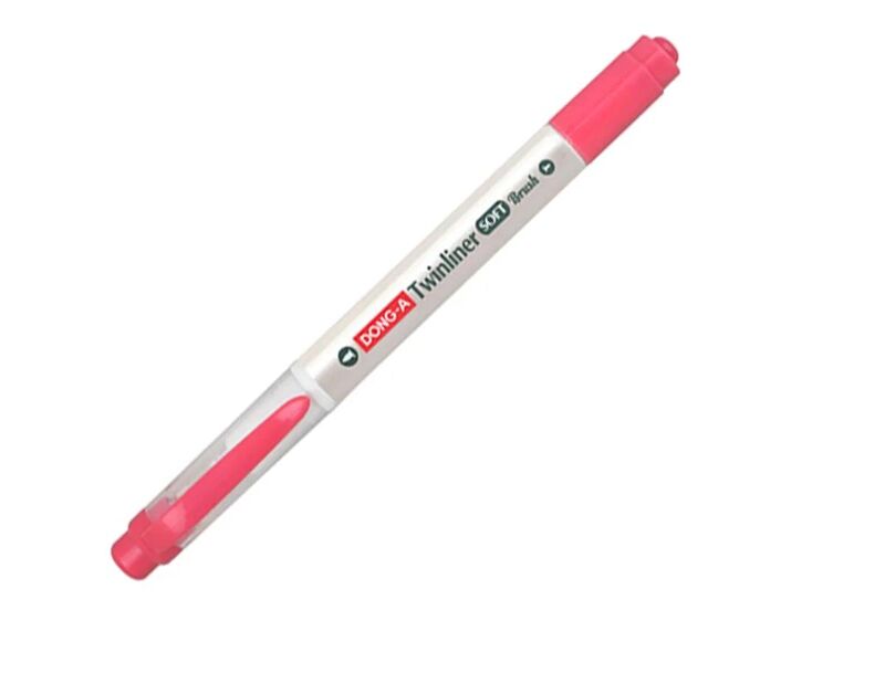 Dong-a Fosforlu Kalem Twinliner Soft Fırçalı Kırmızı No:13 231913