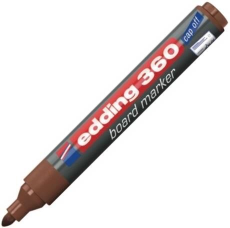 Edding Tahta Kalemi Cap Off ( E-360 ) Kahverenği Ed36007