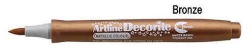 Artline Decorite Brush Marker Esnek Uçlu Fırça Kalem Bronze Lv-a-edfm-f Bronze
