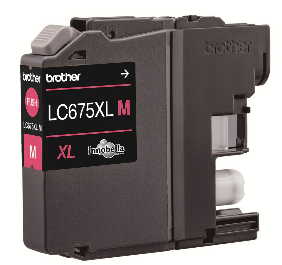 Brother Lc675xlm Magenta Kırmızı 1.200 Sayfa Kartuş Mfc-j2320-j2720