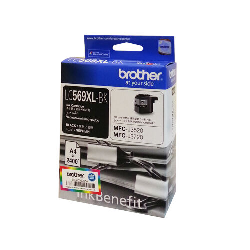 Brother Lc569xlbk Black Siyah 2.400 Sayfa Kartuş Mfc-j3520-j3720