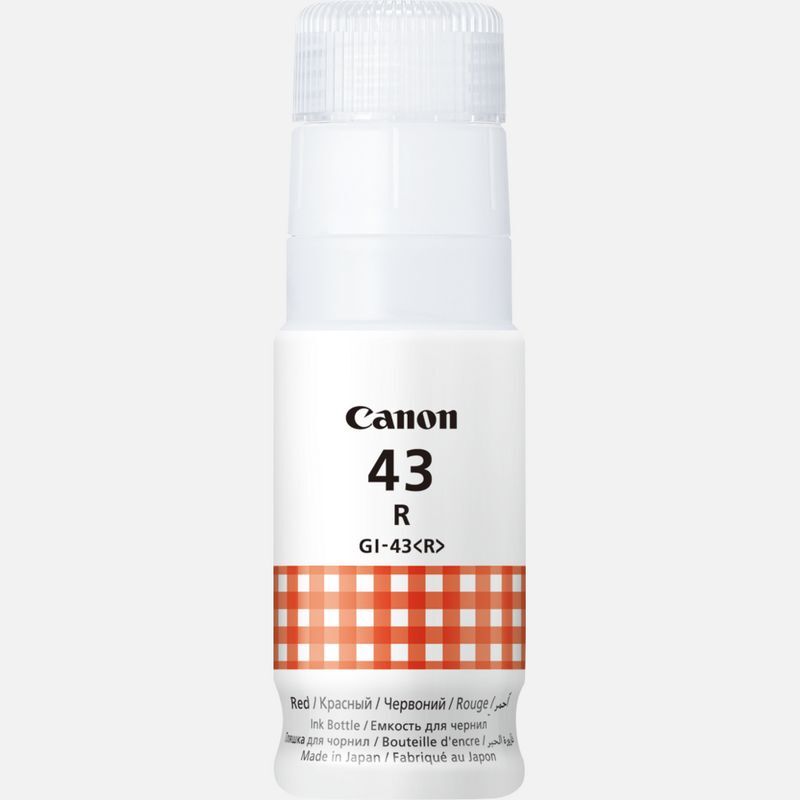 Canon Gi-43r Red Kırmızı Şişe Mürekkep G540-g640
