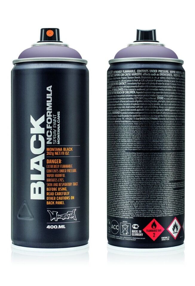 Montana Black Sprey Boya 400ml Kidney Blk4230 Lv-mo-264221