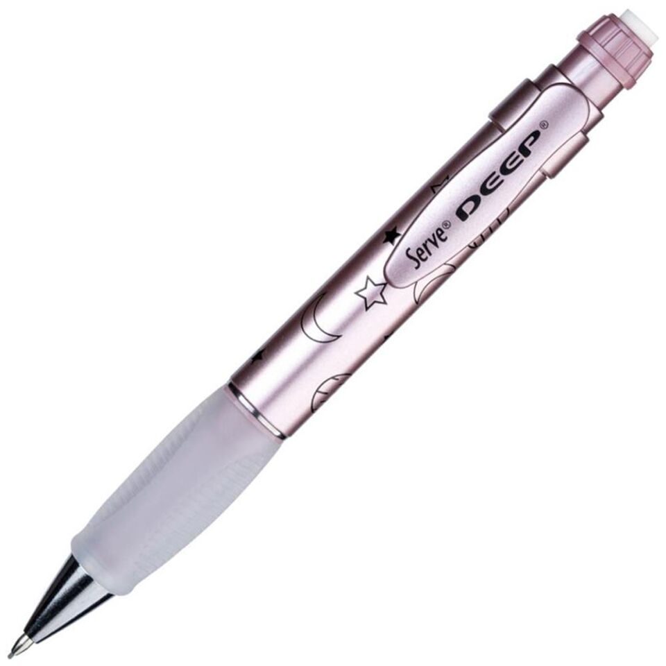 Serve Versatil Kalem 0,7mm Deep Metalik Roze Ay-yıldız Sv-deep-07-dmroze