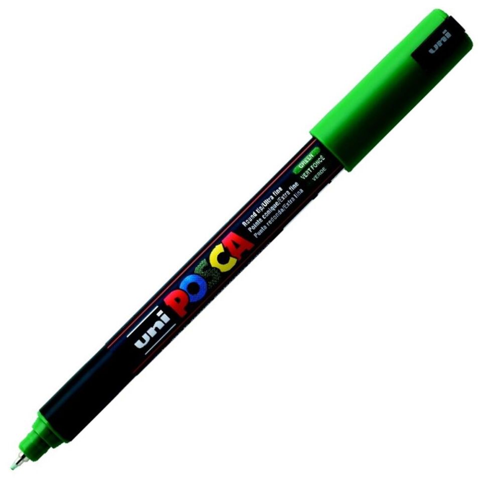 Uniball Posca 0.7 Su Bazlı Poster Markörü Yeşil N Pc-1mr