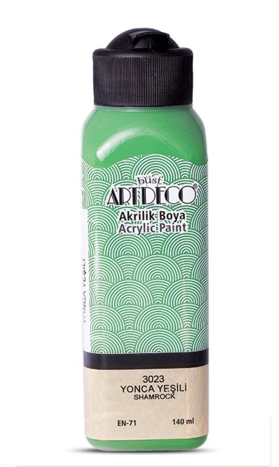 Artdeco Akrilik Boya 140ml Yonca Yeşili 3023 Lv-y-070r-3023
