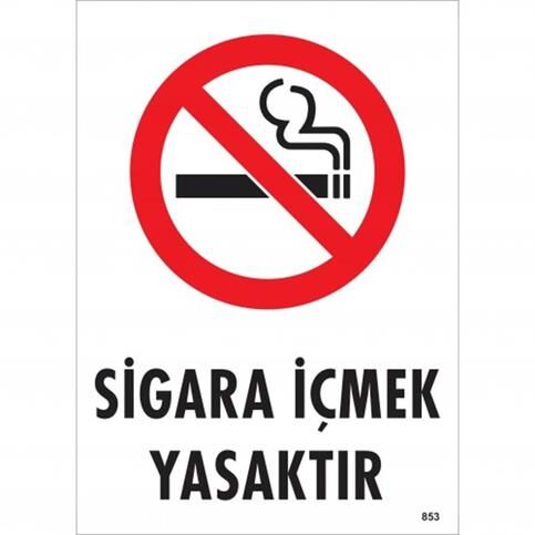 Ekstrafix 204 (yul-412) 25x35 Sigara İçmek Yasaktı