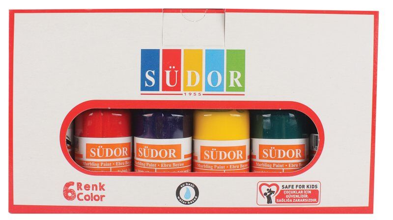 Monalisa Ebru Boyası 6x25 Ml Damlalıklı Set Sd856
