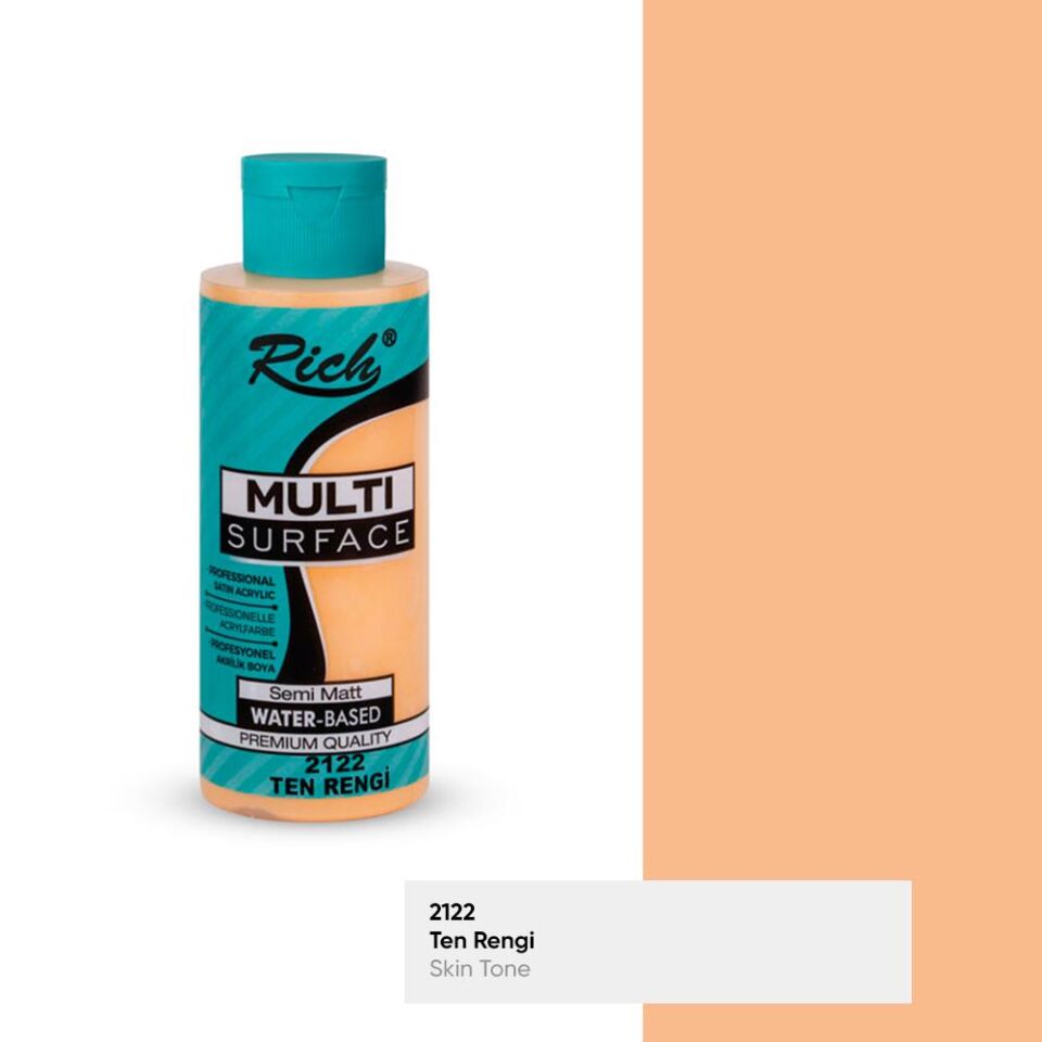 Rich Multi Surface Akrilik Boya 120 Cc Ten Rengi Mls-120-2122