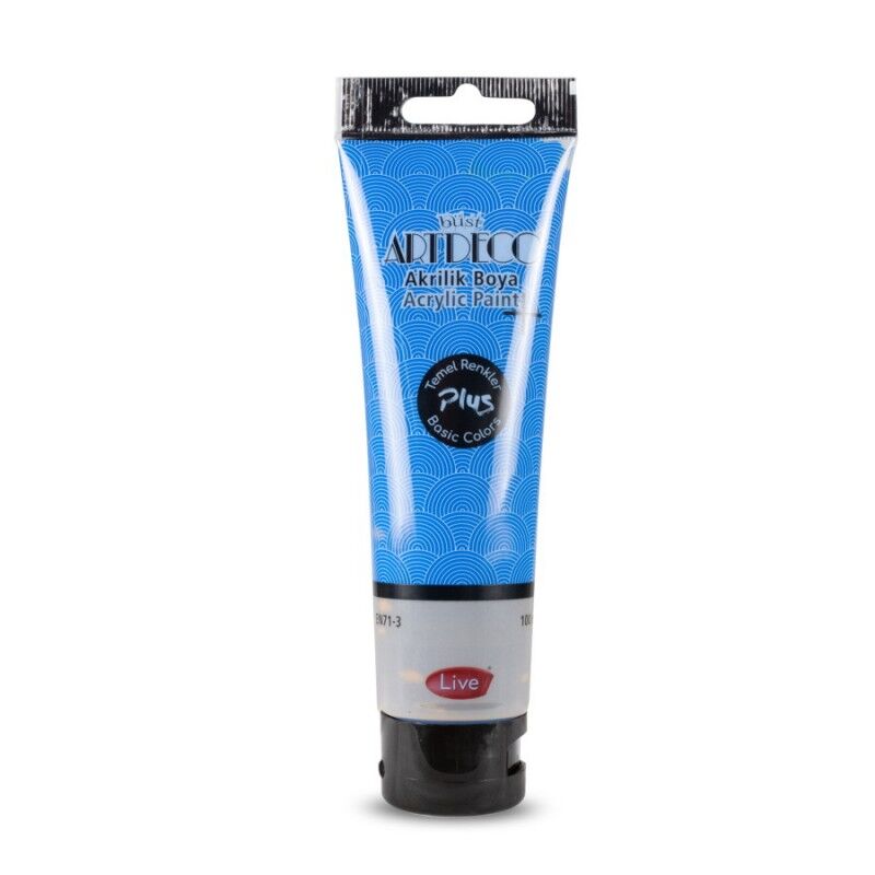 Artdeco Plus Akrilik Boya 100ml Tüp Mavi 443 Lv-y-t70d-443