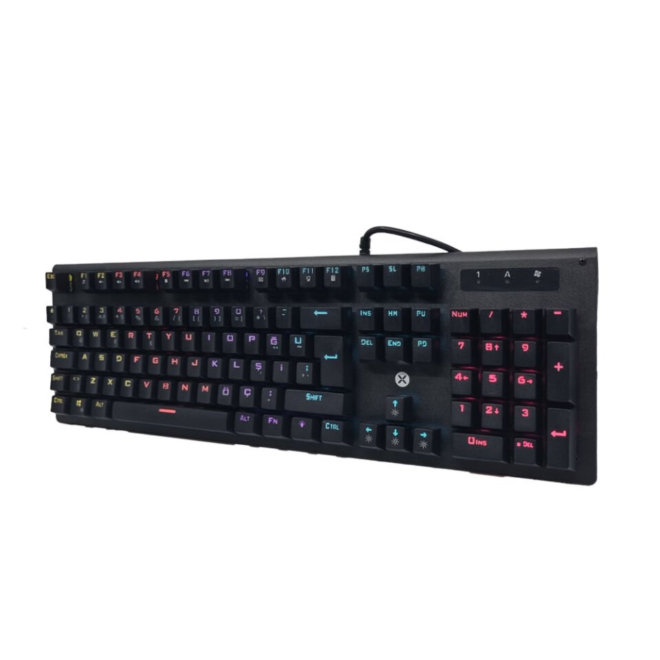 Dexim Dka007 Yh905 Rgb Led Işıklı Ve Mekanik Tuşlu Oyuncu Klavyesi