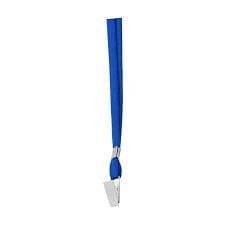 Inox Klipsli Yaka Kartı İpi Kırmızı 7682