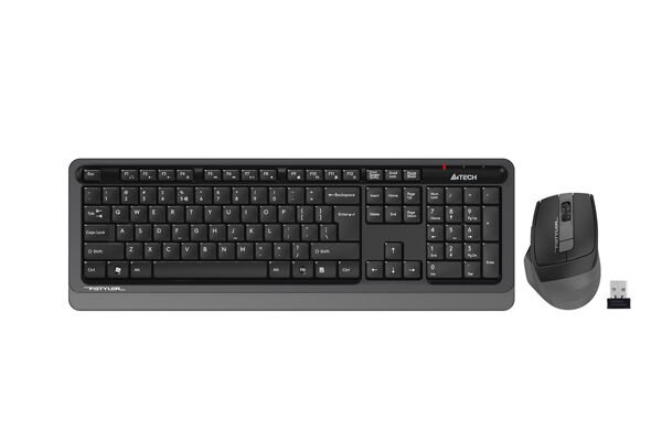 A4 Tech Fg1035 2.4g Gri Q Fn-mm Klv+optik Mouse Set