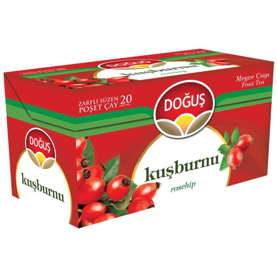 Doğuş Kuşburnu Meyve Çayı Süzen Poşet Çay 20x2.5 Gr