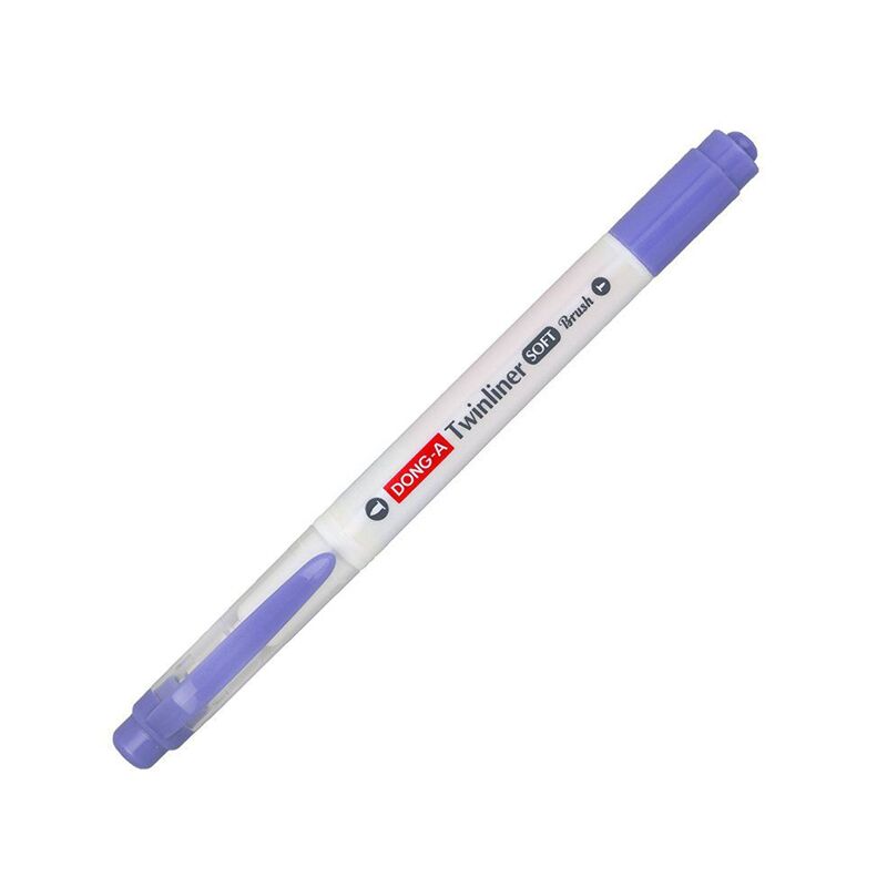 Dong-a Fosforlu Kalem Twinliner Soft Fırçalı Mor No:20 231920