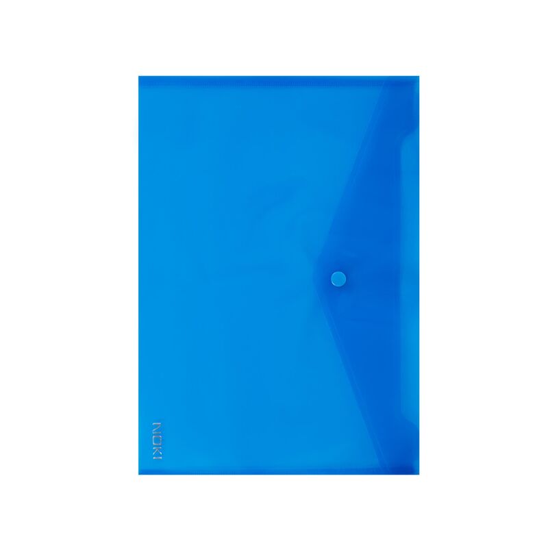 Noki Dosya Çıtçıtlı Evrak Zarfı A4 Mavi 3101-130