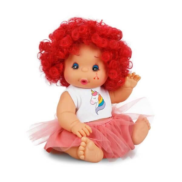 Sunman Afro Bebek Kıvırcık Renkli Saçlı 23 Cm Sun-s00020040