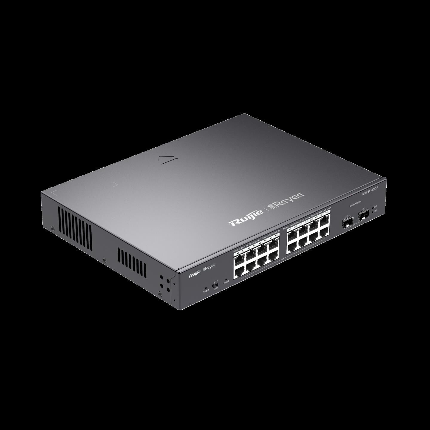 Ruijie-reyee Rg-es218gc-p 16 Port Poe+ 10-100-1000 Mbps + 2 Port Sfp Yönetilebilir Switch