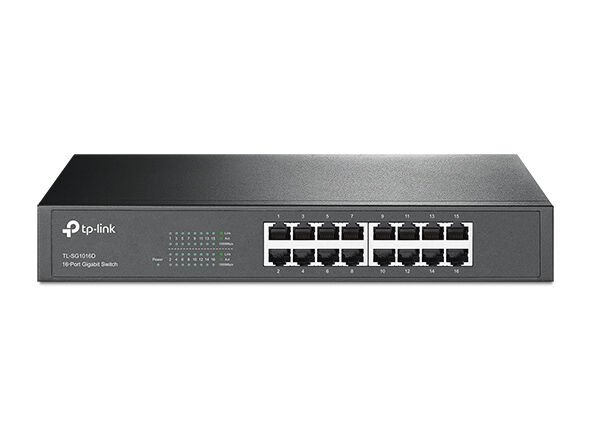Tp-link Tl-sg1016d 16 Port 10-100-1000 Mbps Switch Çelik Kasa Rack Mount