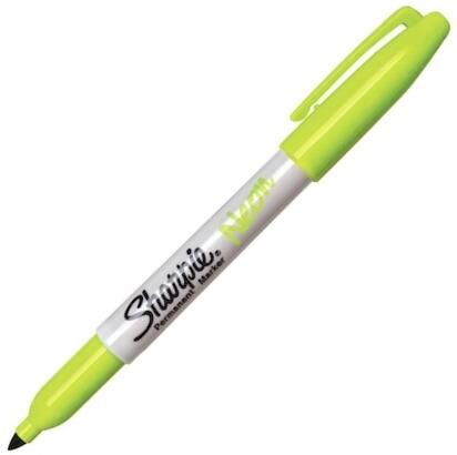 Sharpie Permanent Kalem Neon Yuvarlak Uç Yeşil Sh-1881134