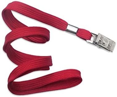 Kraf Kart Askı İpi Metal Klips Kırmızı 50'li Paket 510g
