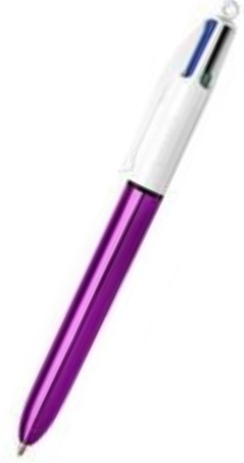 Bic Tükenmez Kalem Shıne Mor Gövde 4 Renk 982876