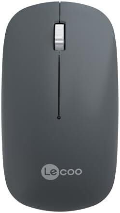 Lenovo Lecoo Sessiz Kablosuz Mouse Gri Ws214