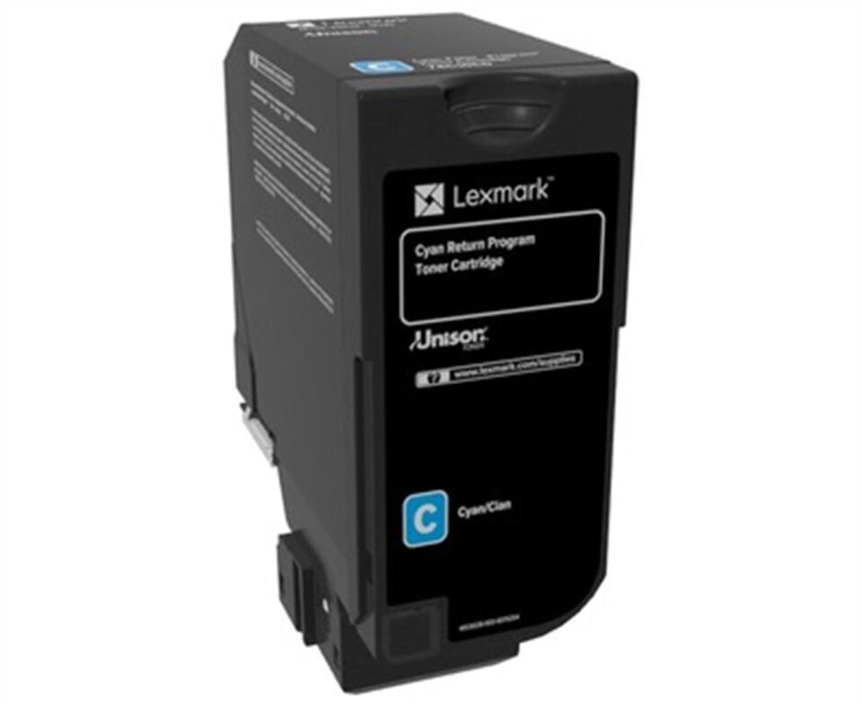 Lexmark Toner 3.000 Sayfa Cyan Mavi 74c50c0