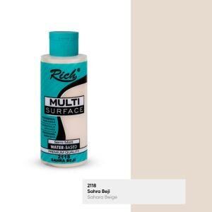 Rich Multi Surface Akrilik Boya 120 Cc Sahra Beji Mls-120-2118