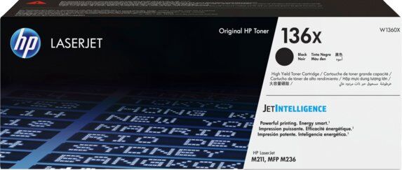 Hp 136x Black Siyah 2.600 Sayfa Toner W1360x