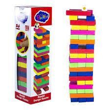 Play Wood Renkli Denge Oyunu 54 Parça