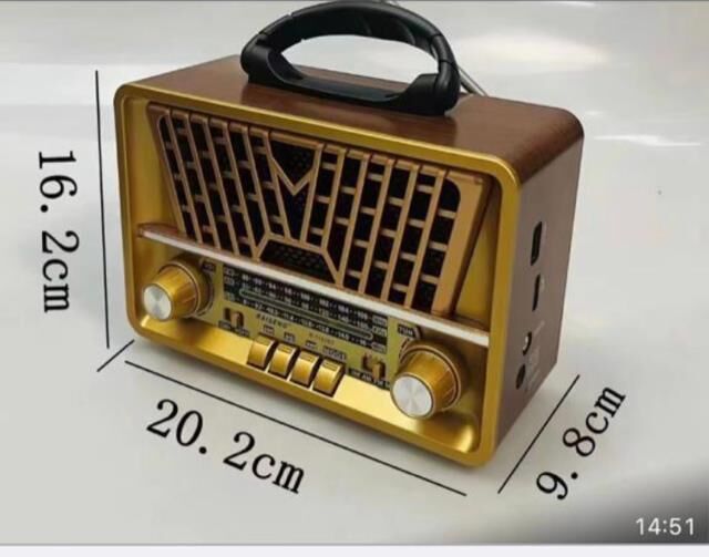 Everton Rt-867bt Bluetooth Fm-usb-tf Card-aux Şarjlı Nostaljik Radyo