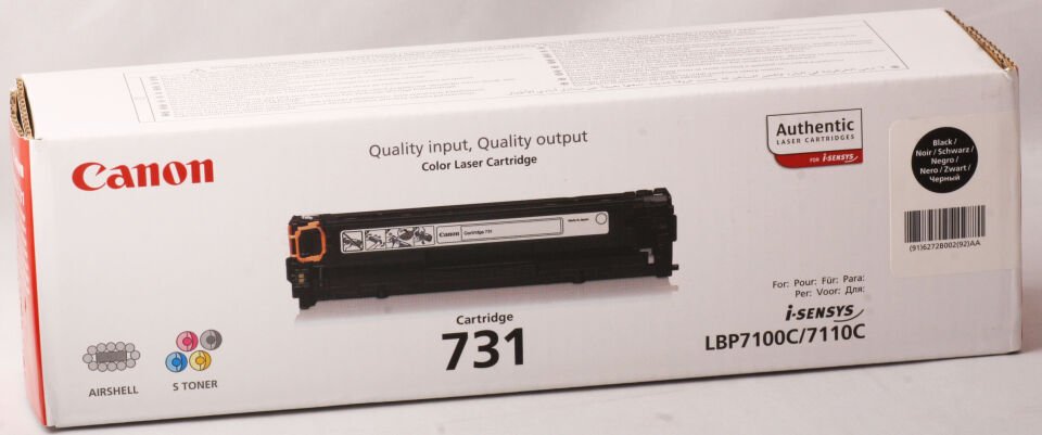 Canon Crg-731bk Black Siyah 1.400 Sayfa Toner Lbp7110 Mf628-8230-8280