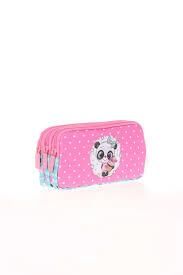 Kaukko Kıds&love 3 Bölmeli Kalem Çantası (sweet Panda) L8116