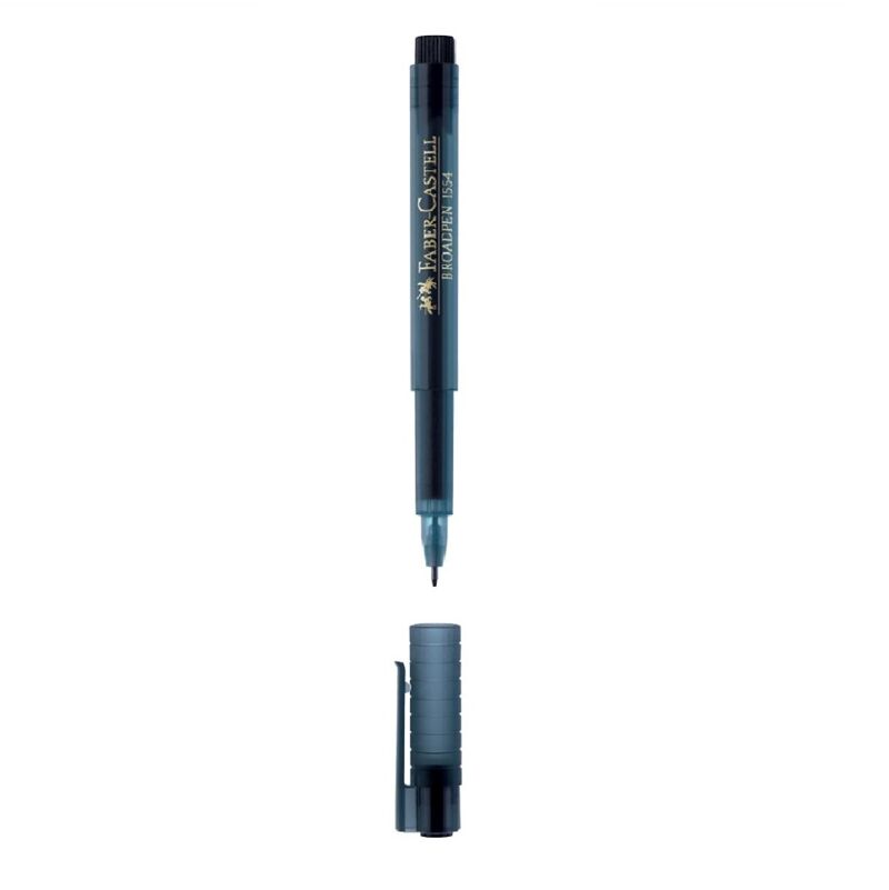 Faber Castell Tahta Kalemi 0,8 Mm Broadpen Siyah 155499