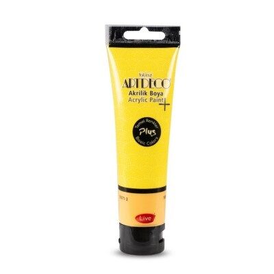Artdeco Plus Akrilik Boya 100ml Tüp Limon Sarı 403 Lv-y-t70d-403