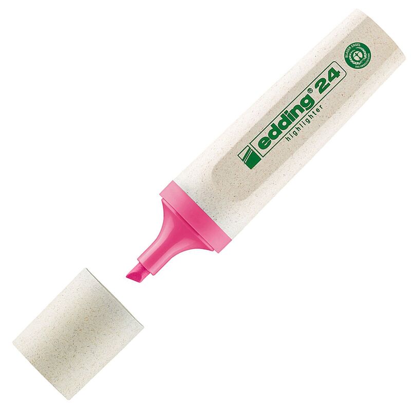 Edding Ecoline Fosforlu Kalem ( E-24 ) Pembe Ed2409